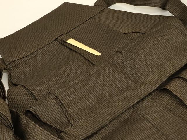 平和屋着物＊夏物　男性　馬乗り袴　縞　正絹　逸品　AABG7386jd
