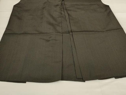 平和屋着物＊夏物 男性 馬乗り袴 縞 正絹 逸品 AABG7398jd