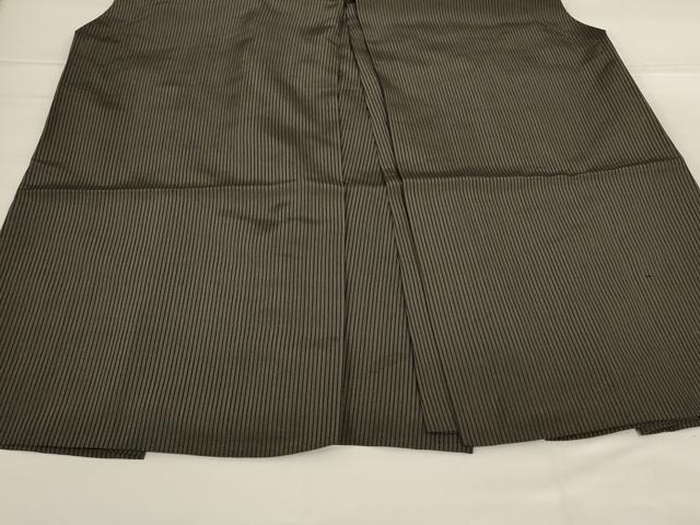 平和屋着物＊夏物 男性 馬乗り袴 縞 正絹 逸品 AABG7398jd