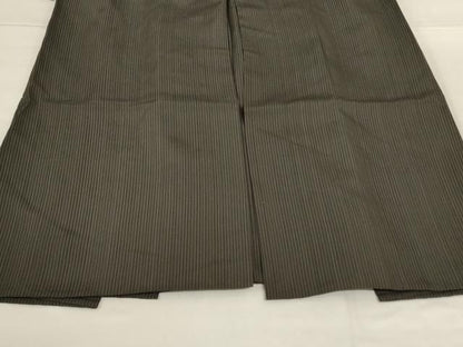 平和屋着物＊夏物 男性 行灯袴 縞 正絹 逸品 AABG7399jd