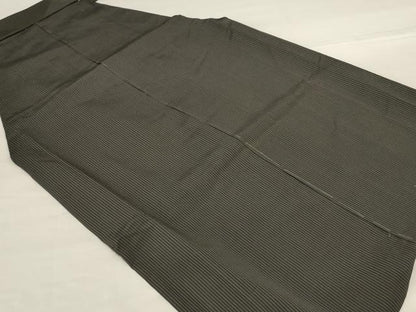 平和屋着物＊夏物 男性 行灯袴 縞 正絹 逸品 AABG7402jd