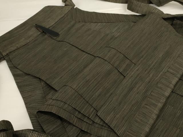 平和屋着物＊夏物 男性 馬乗り袴 霞文 正絹 逸品 AABG7403jd
