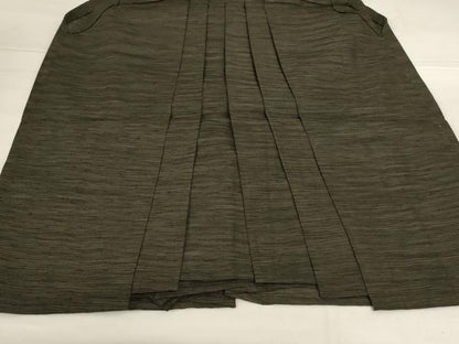 平和屋着物＊夏物 男性 馬乗り袴 霞文 正絹 逸品 AABG7403jd