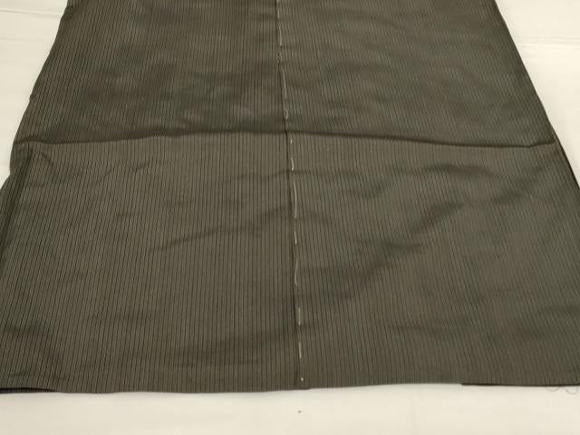 平和屋着物＊夏物 男性 行灯袴 縞 正絹 逸品 AABG7404jd