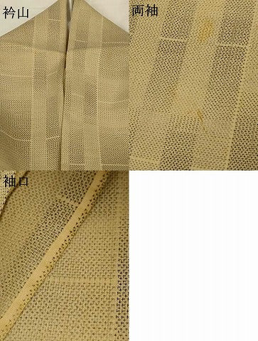 平和屋着物＊夏物 本場大島紬 夏大島 変わり縞 正絹 逸品 AABG7408jd