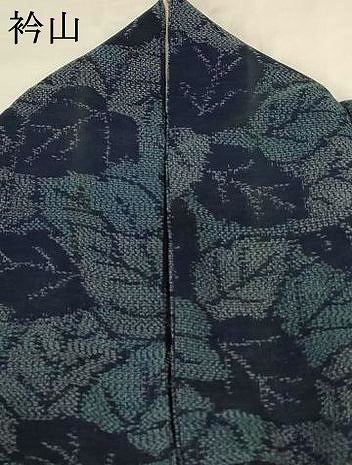 平和屋着物＊夏物 紗紬 葉尽くし 正絹 逸品 AABG7409jd
