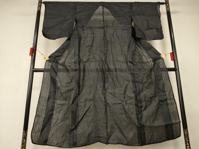 平和屋着物＊夏物　重要無形文化財　本場宮古上布　菱繋ぎ　苧麻　逸品　AABG7410jd