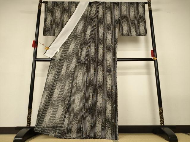 平和屋着物＊夏物 小紋 絽 花間道 洗える着物 AABG7421jd