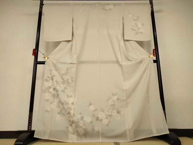 平和屋着物＊夏物 訪問着 絽 紫陽花 正絹 逸品 未使用 AABG7425jd