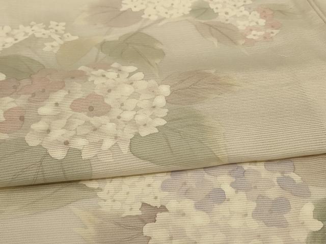 平和屋着物＊夏物 訪問着 絽 紫陽花 正絹 逸品 未使用 AABG7425jd