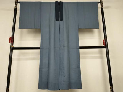 平和屋着物▽男性 長襦袢 単衣 浜松文 金彩 ウール AABG7433jd