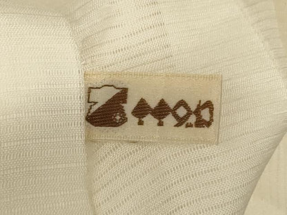 平和屋着物＊夏物 長襦袢 絽 鳥の子色 正絹 逸品 AABG7445jd