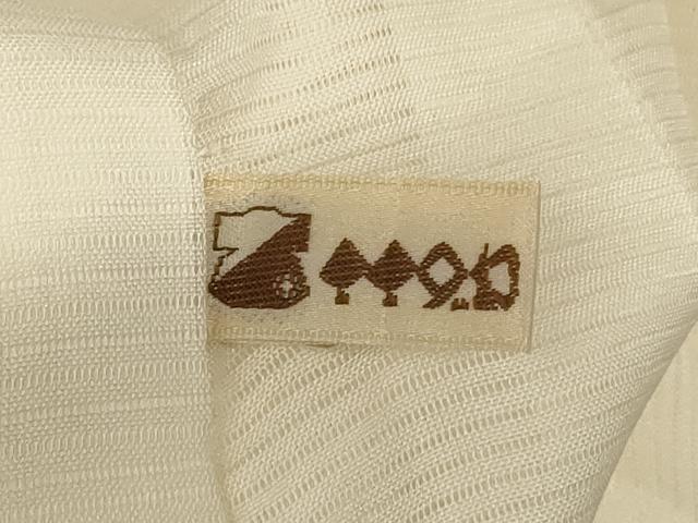 平和屋着物＊夏物 長襦袢 絽 鳥の子色 正絹 逸品 AABG7445jd