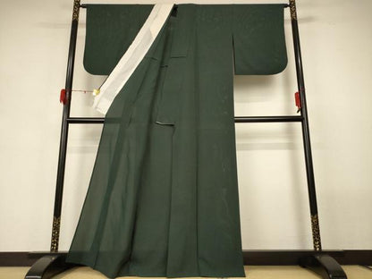 平和屋着物＊夏物 色無地 絽 虫襖色 正絹 逸品 AABG7447jd