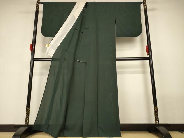 平和屋着物＊夏物 色無地 絽 虫襖色 正絹 逸品 AABG7447jd