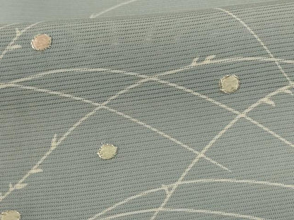 平和屋着物＊夏物 訪問着 絽 草花文 暈し染め 銀糸 正絹 逸品 AABG7460jd