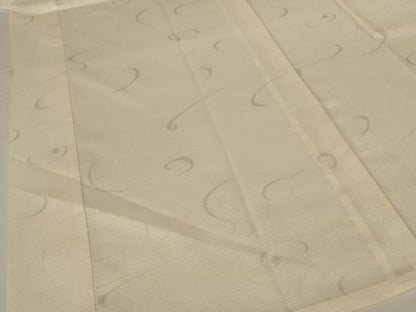 平和屋着物＊夏物 長襦袢 絽 流水紋紗 鳥の子色 正絹 逸品 AABG7462jd