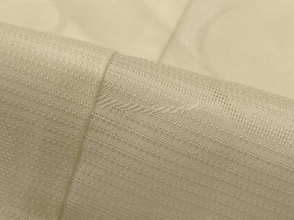 平和屋着物＊夏物 長襦袢 絽 流水紋紗 鳥の子色 正絹 逸品 AABG7462jd
