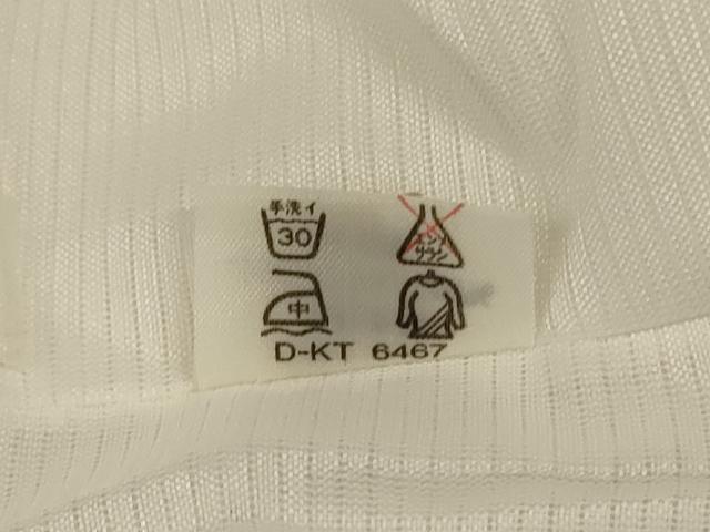平和屋着物＊夏物　長襦袢　絽　白色　洗える着物　AABG7477jd