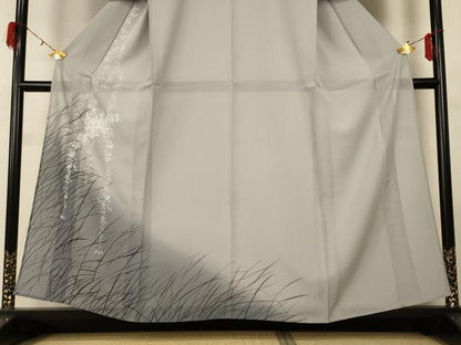 平和屋着物＊夏物 訪問着 絽 枝垂れ花文 暈し染め 正絹 逸品 AABG7488jd