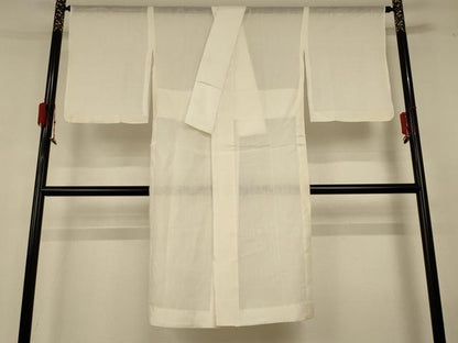 平和屋着物＊夏物 長襦袢 絽 鳥の子色 正絹 逸品 AABG7500jd