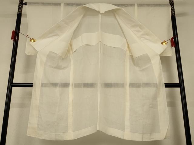 平和屋着物＊夏物 長襦袢 絽 鳥の子色 正絹 逸品 AABG7500jd