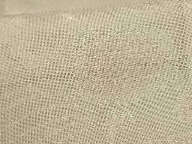 平和屋着物＊夏物 長襦袢 草花紋紗 正絹 逸品 AABG7501jd