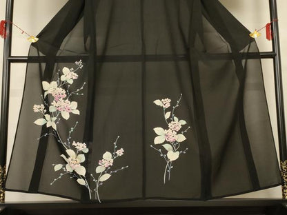 平和屋着物＊夏物 訪問着 絽 紫陽花 正絹 逸品 AABG7502jd