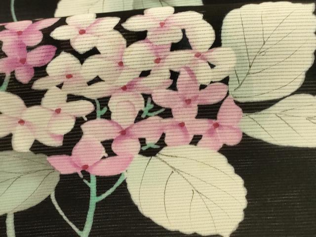 平和屋着物＊夏物 訪問着 絽 紫陽花 正絹 逸品 AABG7502jd