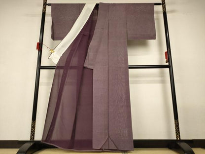 平和屋着物＊夏物 江戸小紋 絽 鮫小紋柄 小田急百貨店扱い 正絹 逸品 AABG7505jd