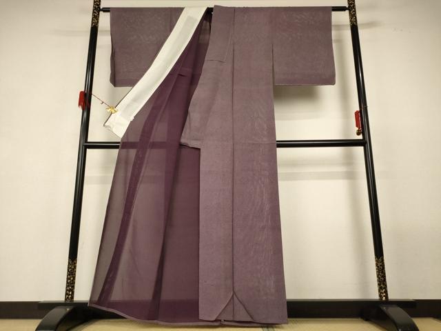 平和屋着物＊夏物 江戸小紋 絽 鮫小紋柄 小田急百貨店扱い 正絹 逸品 AABG7505jd