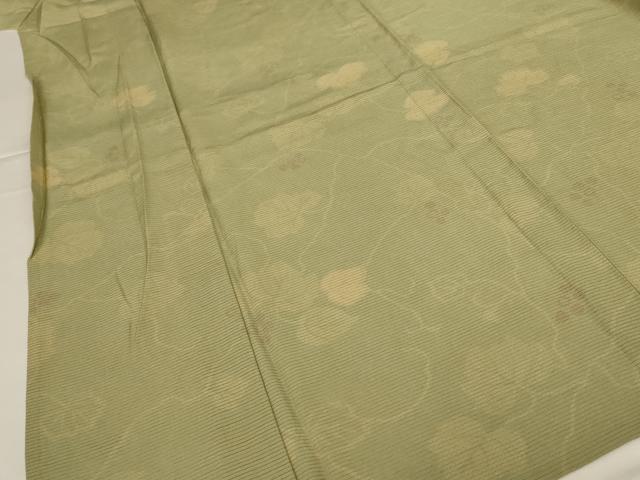 平和屋着物＊夏物 小紋 絽 蔦の葉文 やまと誂製 正絹 逸品 AABG7508jd