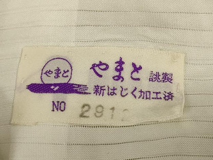 平和屋着物＊夏物 小紋 絽 蔦の葉文 やまと誂製 正絹 逸品 AABG7508jd