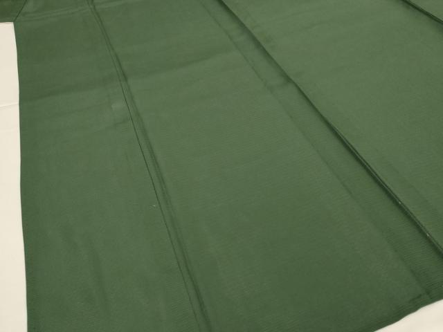 平和屋着物＊夏物 色無地 絽 老竹色 正絹 逸品 AABG7514jd