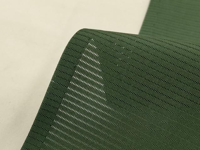 平和屋着物＊夏物 色無地 絽 老竹色 正絹 逸品 AABG7514jd