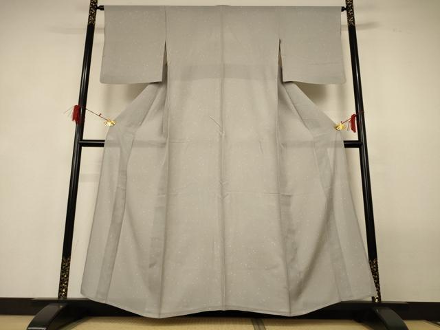平和屋着物＊夏物 小紋 霞文 正絹 逸品 AABG7515jd