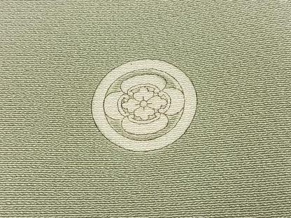 平和屋着物●螺鈿作家　甲斐泰造　色留袖　紅白梅　金彩　正絹　逸品　AABG7532ph