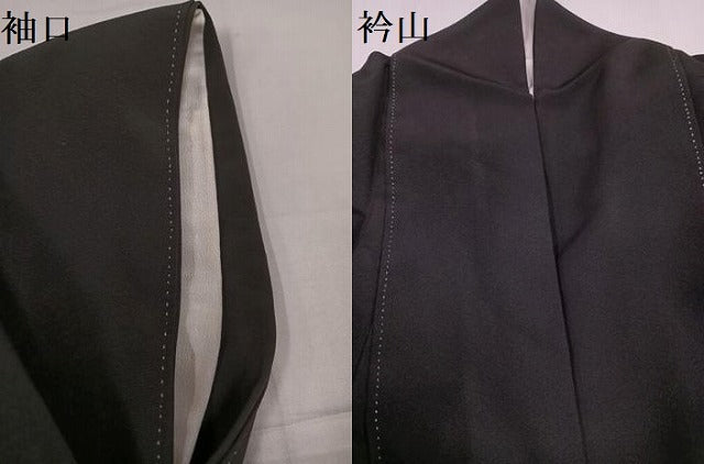 平和屋着物●豪華黒留袖　友禅　作家物　松竹梅風景飛鳥文　ロング丈　正絹　逸品　AABG7533ph