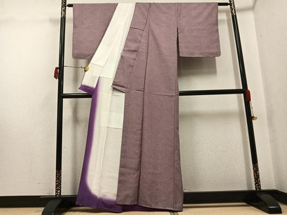 平和屋着物●江戸小紋　鮫小紋柄　正絹　逸品　未使用　AABG7536ph