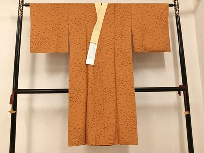 平和屋着物●長襦袢　無双仕立て　唐辛子　正絹　逸品　AABG7574ph
