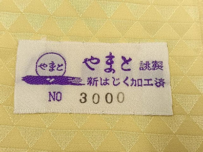 平和屋着物●長襦袢　無双仕立て　鱗地紋　色無地　砥粉色　やまと誂製　正絹　逸品　AABG7575ph
