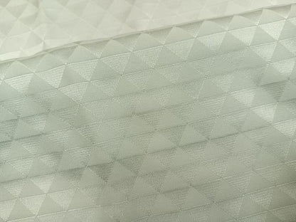 平和屋着物●長襦袢　無双仕立て　鱗地紋　白緑色　正絹　逸品　未使用　AABG7580ph