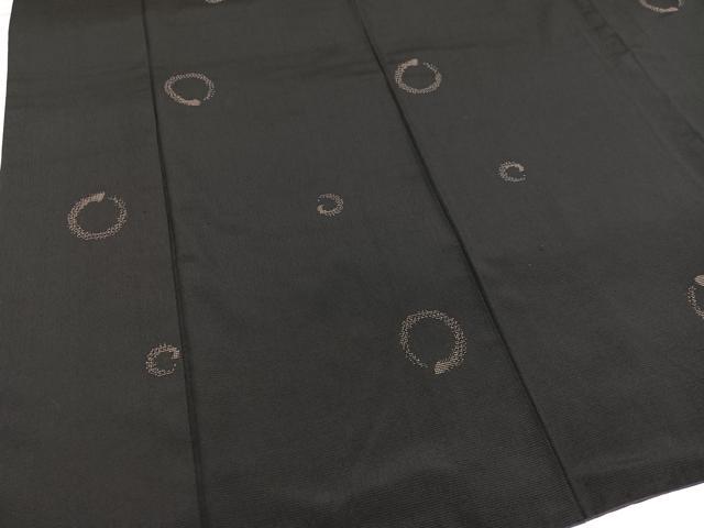 平和屋着物●お召　丸文　正絹　逸品　AABG7586ph