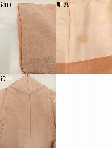 平和屋着物●訪問着　花尽くし　金彩　正絹　逸品　AABG7594ph