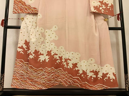 平和屋着物●訪問着　花尽くし　金彩　正絹　逸品　AABG7594ph