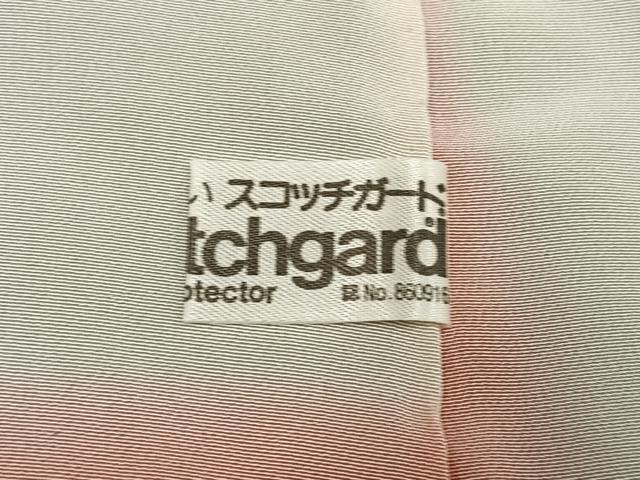 平和屋着物●訪問着　雪輪花文　金彩　正絹　逸品　AABG7595ph