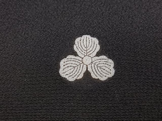 平和屋着物●森青山　黒留袖　松竹梅文　金彩　正絹　逸品　AABG7600ph