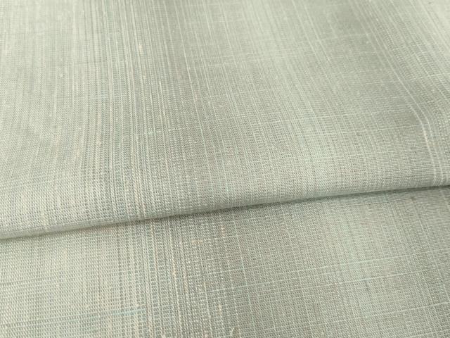 平和屋着物▽紅花紬 米沢 単衣 間道 正絹 逸品 AABG7610ck