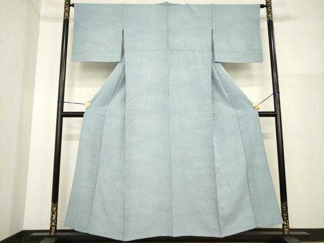 平和屋着物▽上質な小紋 単衣 霞文 暈し染め 正絹 逸品 AABG7617ck