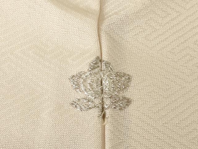 平和屋着物▽訪問着 単衣 刺繍 飾花文 金彩 銀糸 正絹 逸品 AABG7620ck